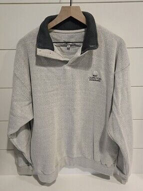 Cuffys Cape Cod Men's Light Gray Pullover Sweater